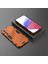 Samsung Galaxy A54 5g Için Çizilmez Telefon Kılıfı, Düşmeye Karşı Sert Pc Yumuşak Tpu Hibrit Telefon Kılıfı Kickstand-Turuncu (Yurt Dışından) 4