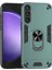 Samsung Galaxy S23 Fe Kılıf Darbeye Dayanıklı Pc + Tpu Döner Halka Destek Kabuğu-Yeşil Telefon Kılıfı (Yurt Dışından) 1