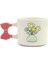 Iyi Ki Varsın Papatya Buketi El Yapımı Krem Parlak Kurdele Kulp Kupa - El Işçiliği Hediyelik Kupa Bardak Mug 1