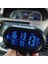 Iç Aksesuarlar 3'ü 1 Arada Araba Voltmetre Termometre Saat 12V24V (Yurt Dışından) 1