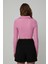 Bağlama Detaylı Crop Bluz Pembe 5