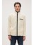 Galvin Beyaz Erkek Full-Zip Polar Sweatshirt 1