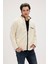 Galvin Beyaz Erkek Full-Zip Polar Sweatshirt 4