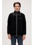 Galvin Siyah Erkek Full-Zip Polar Sweatshirt 2