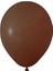 Pastel Balon Deniz Kumu Ten Rengi Çikolata Kahve Balon 9 Adet 2