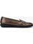 Kadın Kahverengi Hakiki Deri Loafer Ayakkabı 611 E1712-06 Bn Ayk SK25-26 Marrone Pearl 1