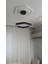Hexagon ( Siyah Kasa, 4000K Işık Rengi ) Modern LED Avize, Salon, Mutfak, Oturma Yatak Odası Sarkıt 4