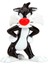 Looney Tunes Metalfigs Die Cast Figür - Sylvester 1