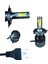 3 Renk Buz Mavi+Beyaz+Limon Sarı Çakarlı H4 LED Far Ampulü 3
