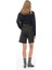 Antrasit Geniş Paça Diz Üstü Şort 3