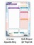 Günlük Planlayıcı - Daily Planner - Ders Çalışma Planlayıcı - Planlama Defteri 1