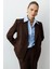 Oversize Kahverengi Kruvaze Blazer Ceket 4