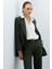 Oversize Haki Kruvaze Blazer Ceket 4