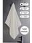 Bej Banyo Havlusu Tekli Dora 90X150 cm Yüksek Emici 1