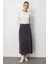 A Kesim Cupro Siyah Maksi Etek 1