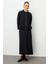 Modal Karışımlı Siyah Oversize Bomber Ceket 1
