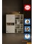 Tamamı Mdf Dev Kitaplık 4 Kapaklı Beyaz 1