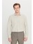 Erkek Bej Slim Fit Dar Kesim Italyan Yaka Armürlü Gömlek 1