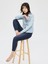 Kadın Lacivert High Rise Legging Washwell™ Jean Pantolon 7