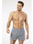 Poplin Erkek Boxer 1113/KARELİ Lacivert 5