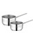 2 Parça Paslanmaz Çelik 16-18 cm Mama Seti Kapaksız Sütlük 2