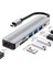 7in1 Aluminium PD100W Hızlı Şarj 4K 60Hz Hdm 3xusb 1xtype-C Tf/sd USB Çoklayıcı Çevirici 1