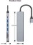 7in1 Aluminium PD100W Hızlı Şarj 4K 60Hz Hdm 3xusb 1xtype-C Tf/sd USB Çoklayıcı Çevirici 2