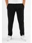 Erkek Siyah Çımalı Rahat Spor Pantolon Duble Paça Jogger Eşofman Altı 1