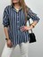 Çizgili Tek Cepli Gömlek 2