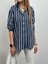 Çizgili Tek Cepli Gömlek 3