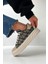 LES036 Yeşil Bej Kadın Spor Ayakkabı Sneaker 4