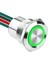 WD22D1-P2Z-E 22MM Düz Anahtarlı Işıklı Kablolu Metal Buton - Yeşil 1