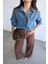Çift Cepli Basic Denim Gömlek 3