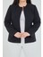 Atelier Kadın Büyük Beden Yakasız Ceket 2