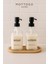 Bambu Altlıklı 2'li Cam Sabunluk Seti (Dishes-Hands-Soap-Lotion Etiketiyle ) 500ML 4