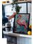 Siyah Çerçeveli Tablo, Pembe Flamingo – Tropik Dekor, Çocuk Odası Dekoru Poster No: 112707 3