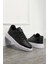 Günlük Siyah Beyaz Erkek Sneaker Ayakkabı 3