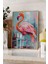 Ahşap Çerçeveli Tablo, Pembe Flamingo – Tropik Dekor, Çocuk Odası Dekoru Poster No: 112707 4
