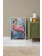 Beyaz Çerçeveli Tablo, Pembe Flamingo – Tropik Dekor, Çocuk Odası Dekoru Poster No: 112707 4