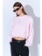 Kadın Pembe Önü Püskül Detaylı Kazak 4