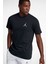 Jordan Jumpman Air Unisex Balck Tee Jordan Nakış Logolu Tişört Siyah 1