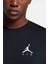 Jordan Jumpman Air Unisex Balck Tee Jordan Nakış Logolu Tişört Siyah 3
