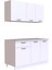 Eftalya Hazır Mutfak Dolabı 140 cm - Tezgah Dahil - Beyaz 4