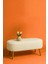 Rustika Teddy Kumaş Puf Bench Koltuk Tabure 34 x 90 x 42 cm Ahşap Ayak Metal Bağlantı 3