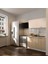 Elmas Hazır Mutfak Dolabı 120 cm Tezgah Dahil - Safir Meşe Beyaz 1