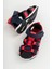 Unisex Çocuk Lacivert Deri Ortopedik Outdoor Çocuk Sandalet 9