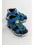 Unisex Çocuk Sax Mavi Deri Ortopedik Outdoor Çocuk Sandalet 7