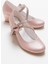 Kız Çocuk Pudra Topuklu Abiye Ayakkabı 6