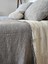 Mia Home & Baby 4 Kat Müslin Tek Kişilik Gri/Ekru 175x240 cm Yatak Örtüsü - Pike 4
