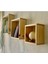 Ahşap Çok Amaçlı Raf Dolap Montesori 3 Lü Set DARKOOB01 1